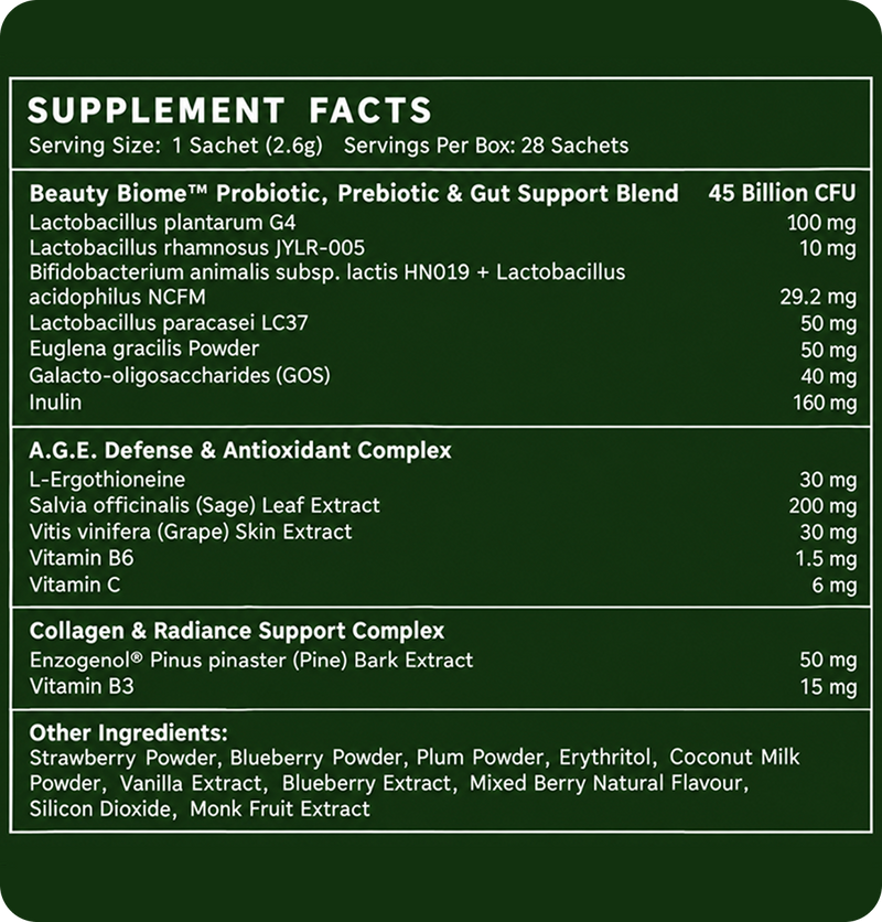 Beauty Biome™ A.G.E. Defense Probiotic