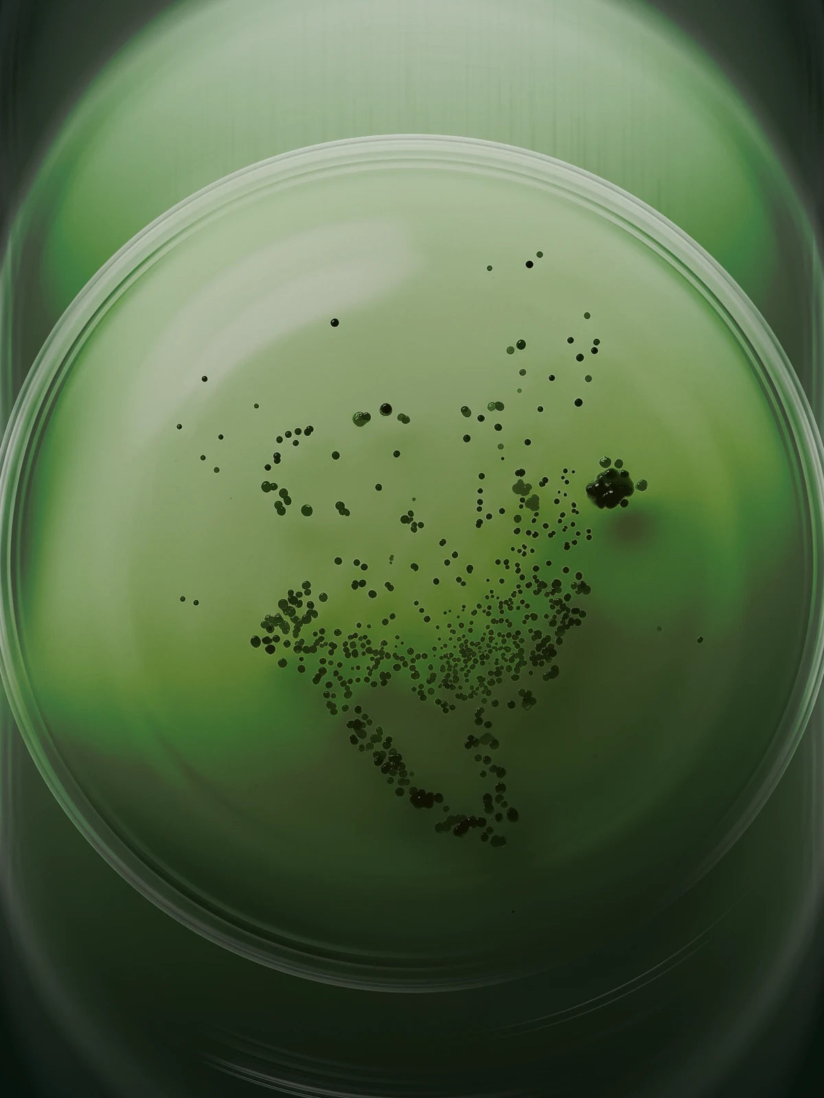 Probiotic culture in a petri dish