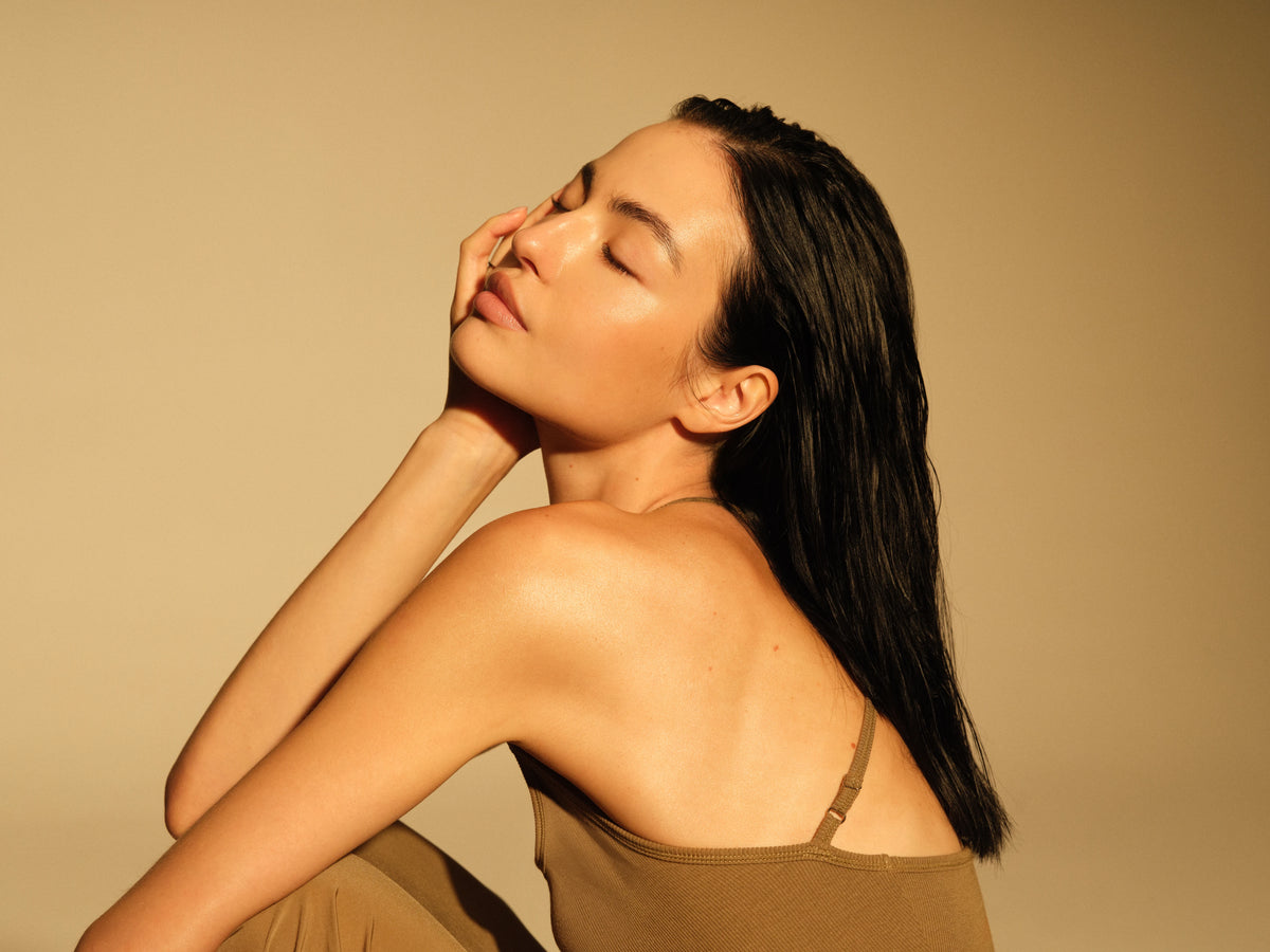 Woman in warm natural light